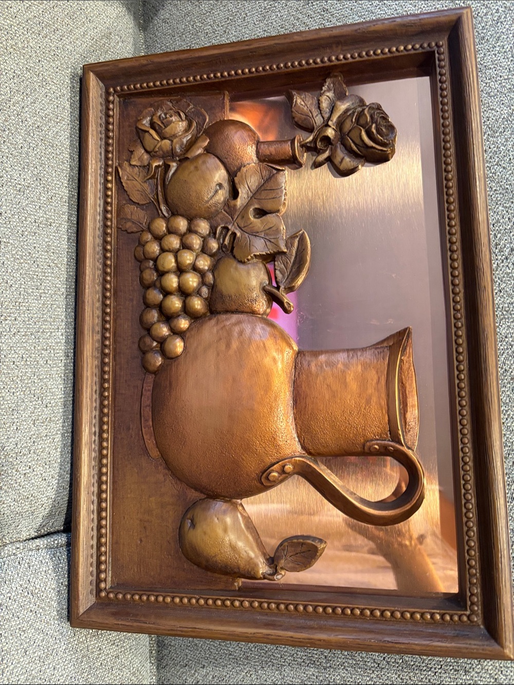 Bronze-Tone Fruit & Pitcher Wall Art - Home Wall Decor